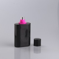 100ml solid black color design glass spray perfume bottles