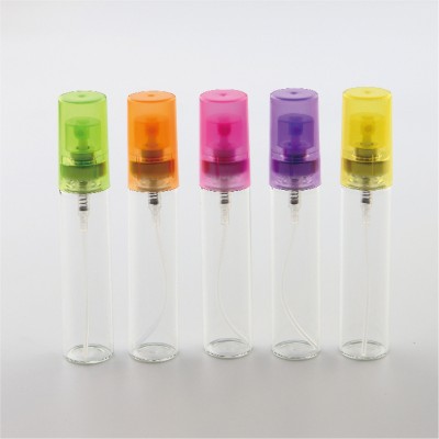 glass tube fancy bottle for small mini perfume bottle