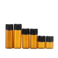 1ml 2ml 3ml 5ml mini amber glass perfume sample vials in stock