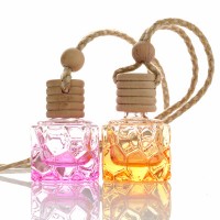 10ml empty hanging glass material car perfume bottle