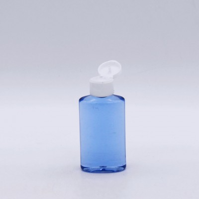 ready to ship empty 60ml plastic cosmetic container clear pet bottle with screw cap