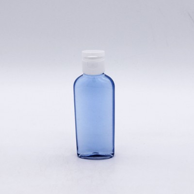 wholesale ready to ship transparent empty cosmetic plastic sanitizer 60ml pet bottle