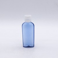 wholesale ready to ship transparent empty cosmetic plastic sanitizer 60ml pet bottle