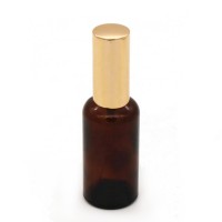 hot sale gold Spray pump Aromatherapy Essential Oil-golden sprayer amber essential oil glass bottles new 30ml