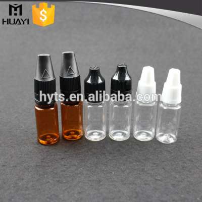 10ml/15ml/20ml/30ml/50ml Wholesale Glass PET PP different material child proof dropper e-liquid bottle