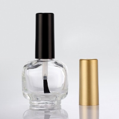 hot selling high quality empty glass cosmetic packaging 10ml fancy nail polish bottle